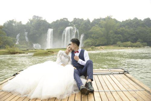 广西网红婚纱照图片,浪漫婚纱照中的网红打卡地
